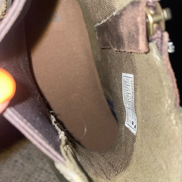 Teva Ellery Green and Brown Two-Tone Bootie Size 7.5 - Picture 8 of 10